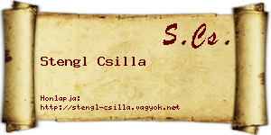 Stengl Csilla névjegykártya
